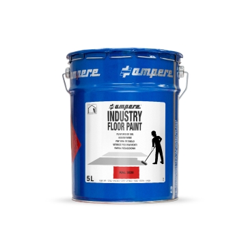 Bodenmarkierungsfarbe Industry Floor Paint antislip, 5 l, Farbe: Rot