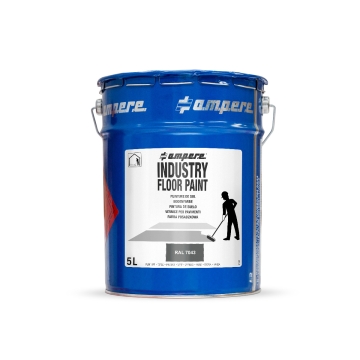 Bodenmarkierungsfarbe Industry Floor Paint antislip, 5 l, Farbe: Grau