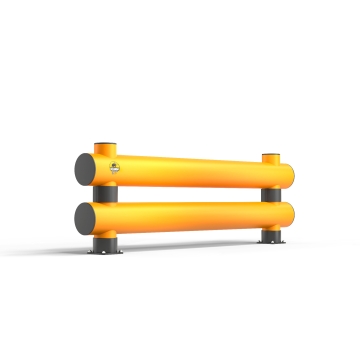 Rack-Mammut® Rammschutzbarriere Doppelplanke, Länge 4,00 m